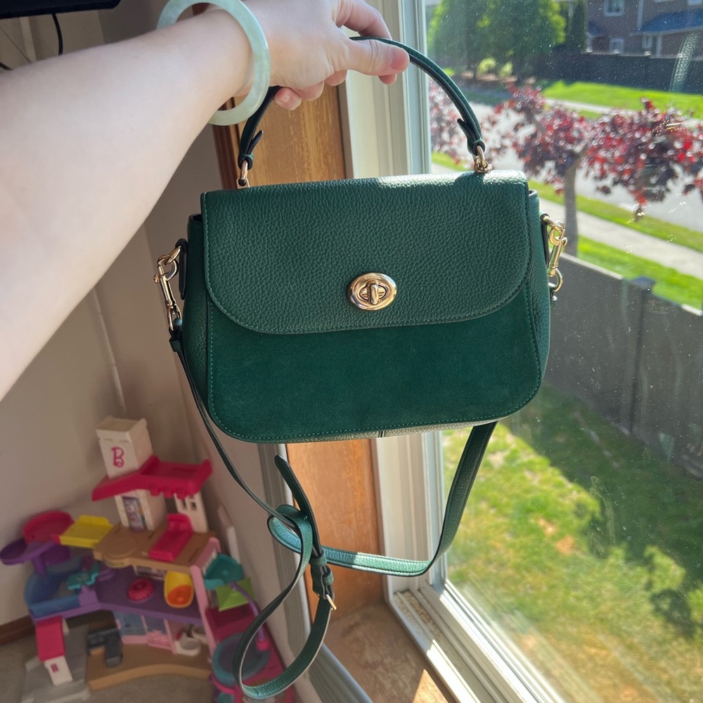 Coach Turnlock Marlie Green Top-Handle Satchel Mini bag